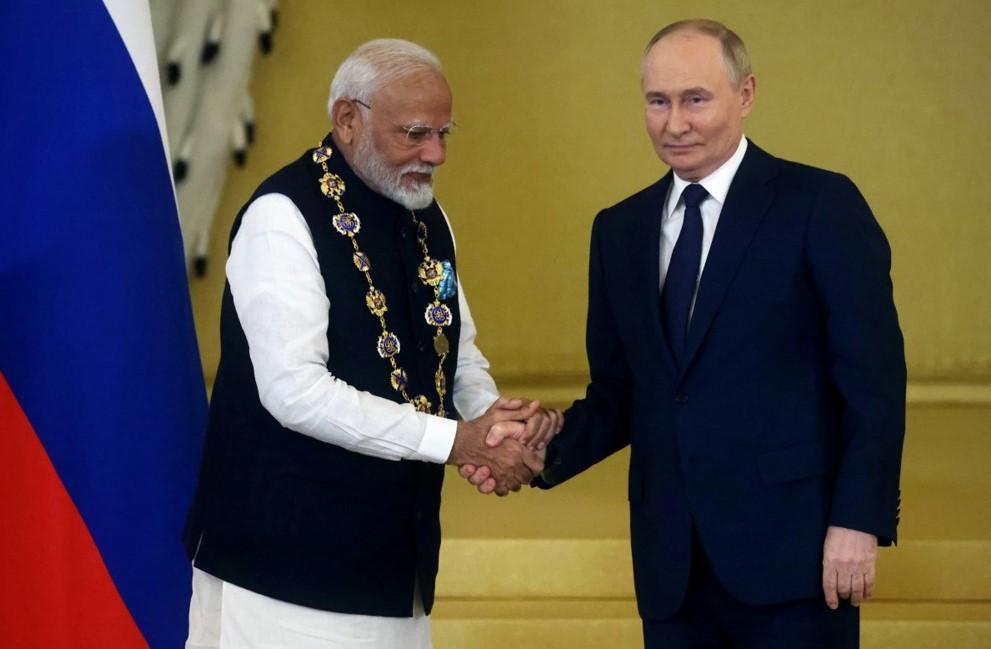 Putin I Modi Moskva epa
