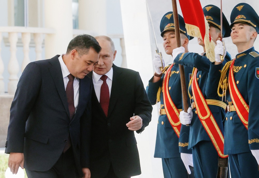 Russian President Vladimir Putin on two days official visit to Kyrgyzstan