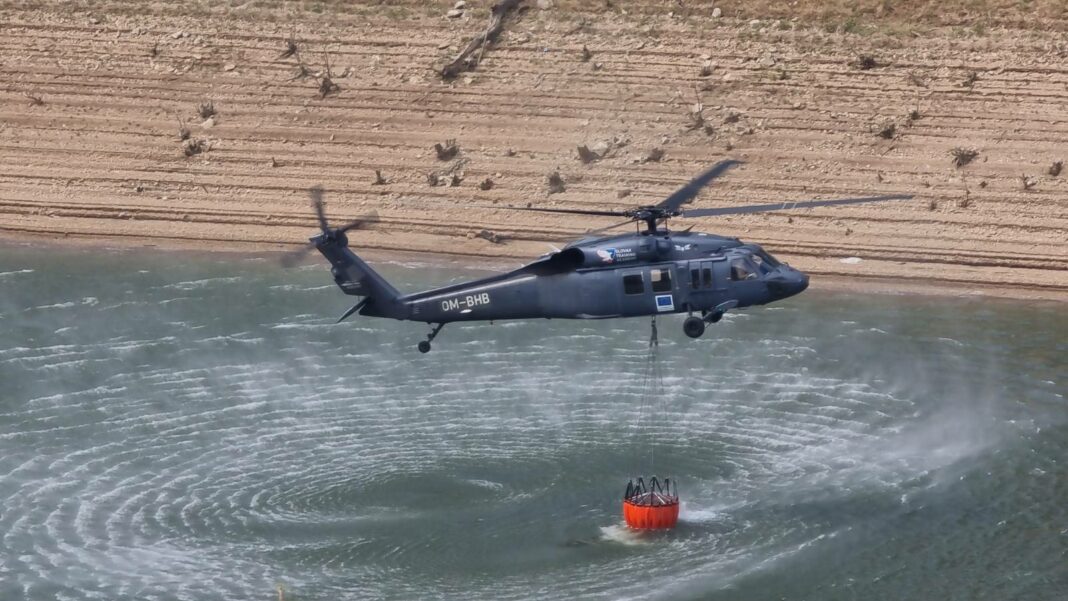 voda helikopter