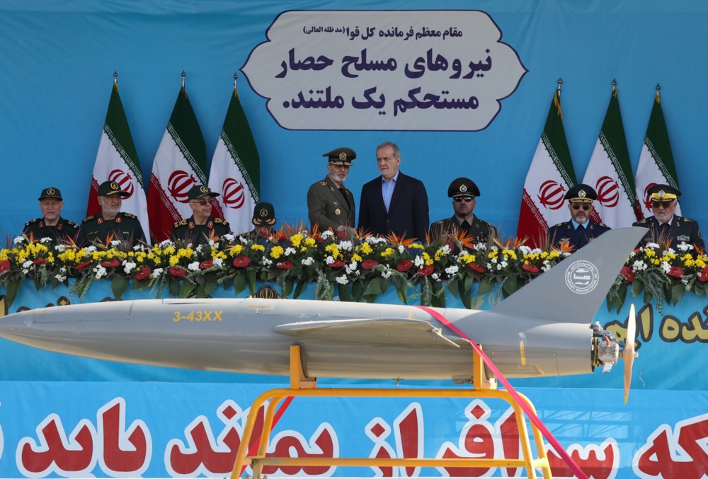 Iran holds annual military parade in Tehran marking anniversary of Iran-Iraq war