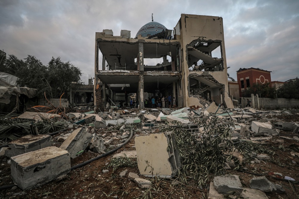 Several killed after Israeli strike hits al-Aqsa Martyrs Mosque in Deir al-Balah, central Gaza