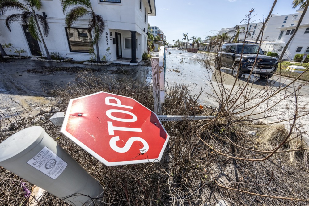 Hurricane Milton aftermath in Florida