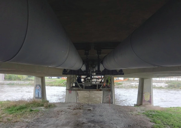 toplovodni cevski - most Belasica