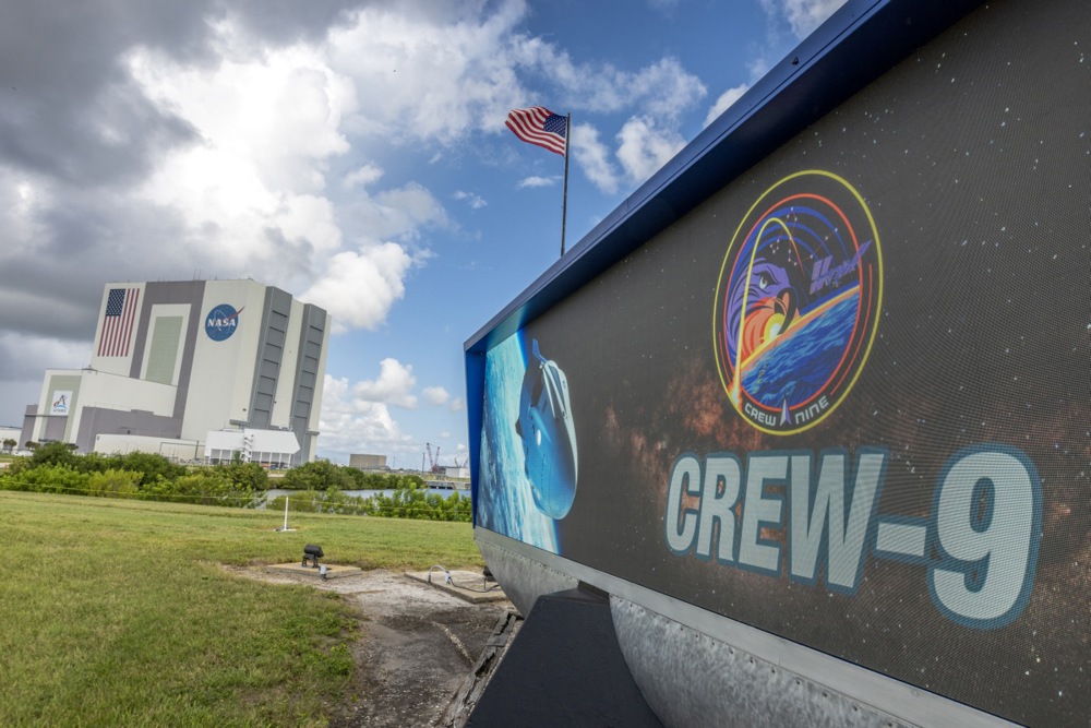 NASA's SpaceX Crew-9 arrives at Kennedy Space Center ahead of launch