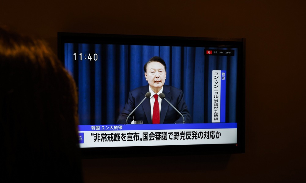 South Korea's president declares martial law