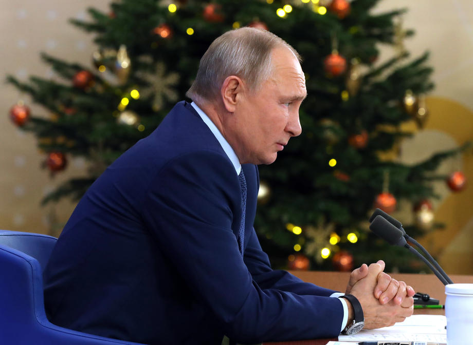 Russian President Vladimir Putin's annual news conference