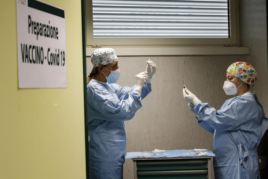 Vaccinations against the COVID-19 in Italy