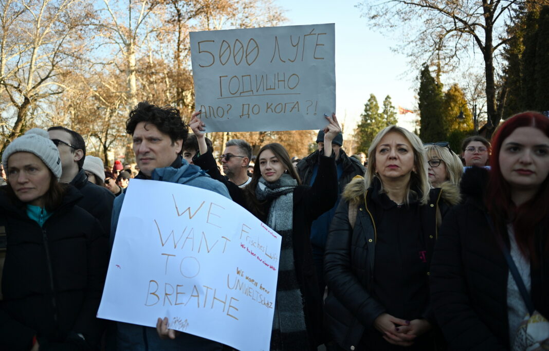 NORTH MACEDONIA-POLITIC-AIR-POLLUTION