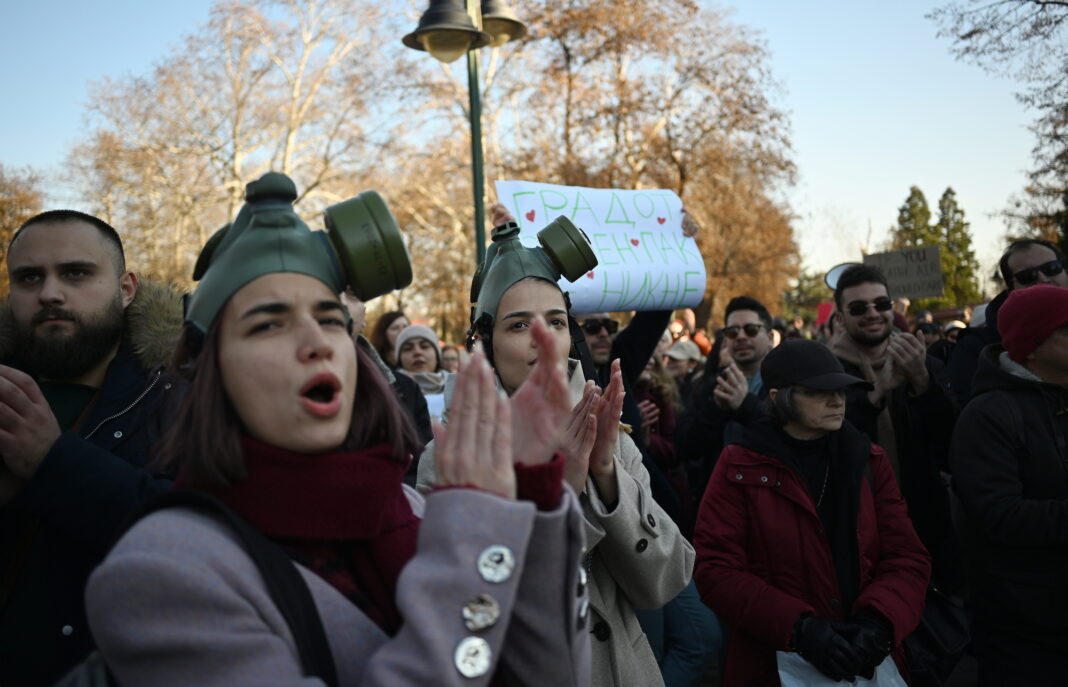 NORTH MACEDONIA-POLITIC-AIR-POLLUTION