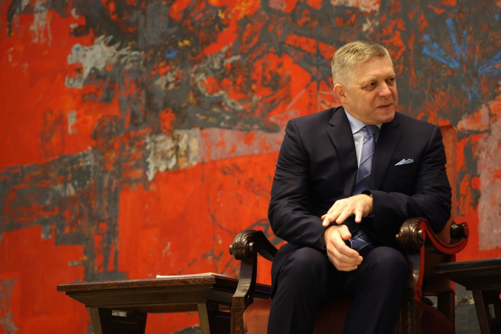 Slovak Prime Minister Robert Fico visits Serbia