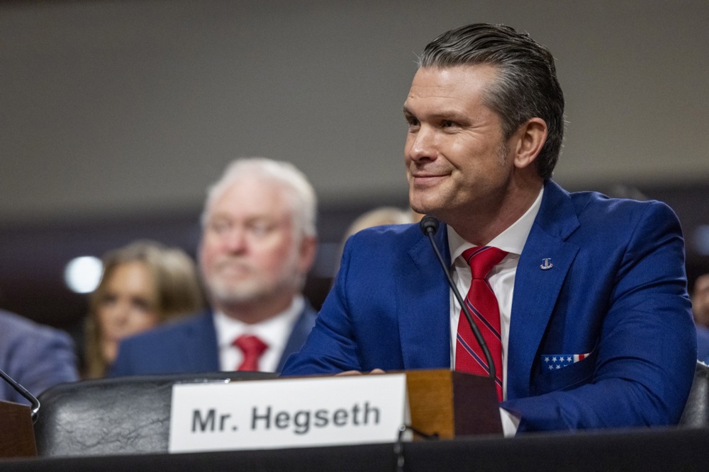 Confirmation hearing for US Secretary of Defense nominee Pete Hegseth