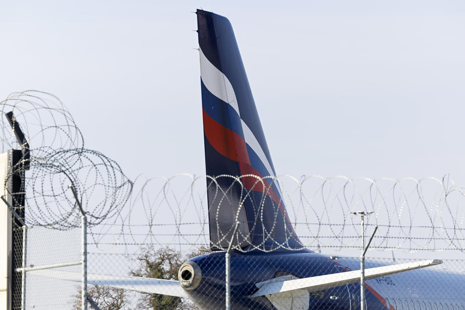 Closed airspace to Russian airlines