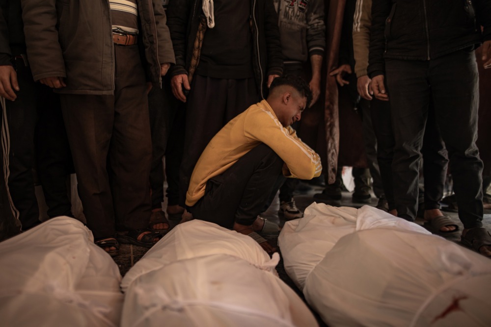 Palestinian were killed in Israeli attack on Gaza City