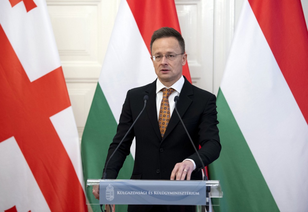 Georgian Foreign Minister Bochorishvili meets Hungarian counterpart Szijjarto in Budapest