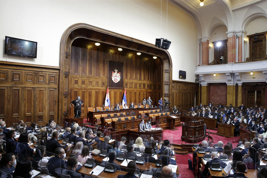First Sitting of Serbia's National Assembly