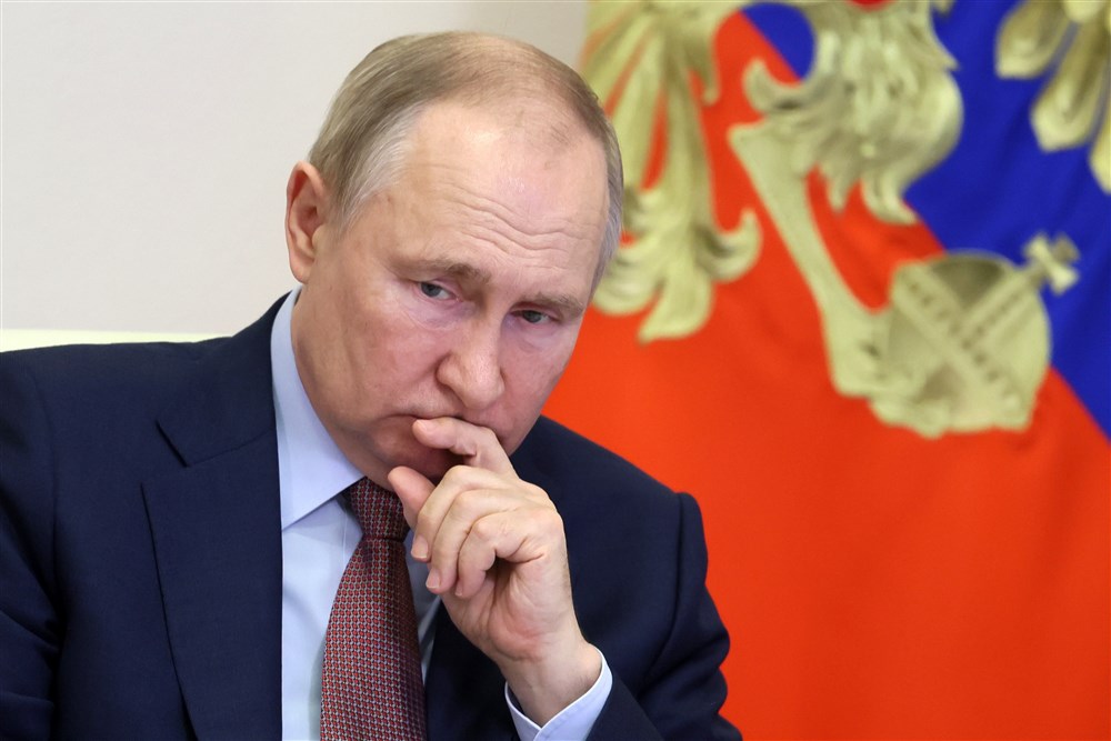 Russian President Putin attends Council for Strategic Development and National Projects meeting via videoconference
