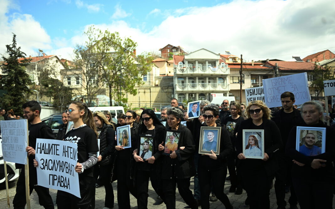 NIGHTCLUB - FIRE - NMACEDONIA-PROTEST