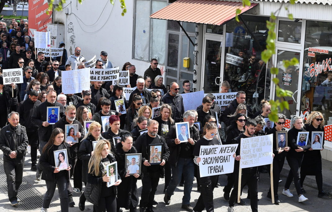 NIGHTCLUB - FIRE - NMACEDONIA-PROTEST