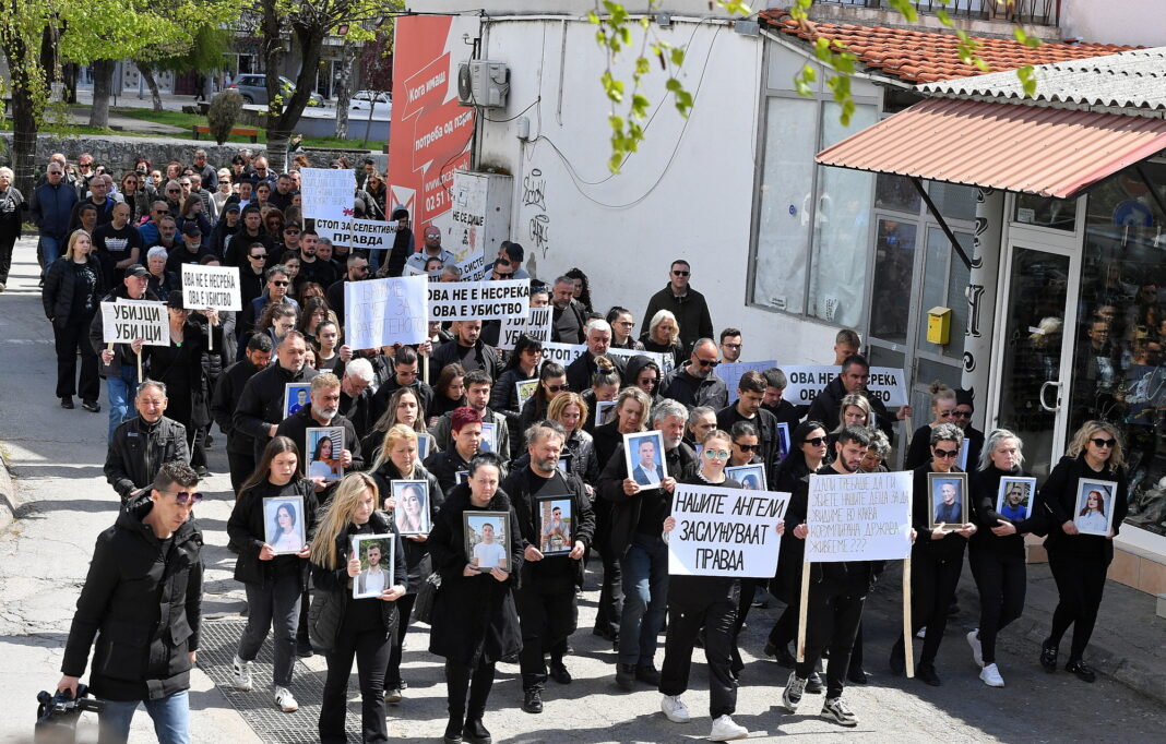 NIGHTCLUB - FIRE - NMACEDONIA-PROTEST