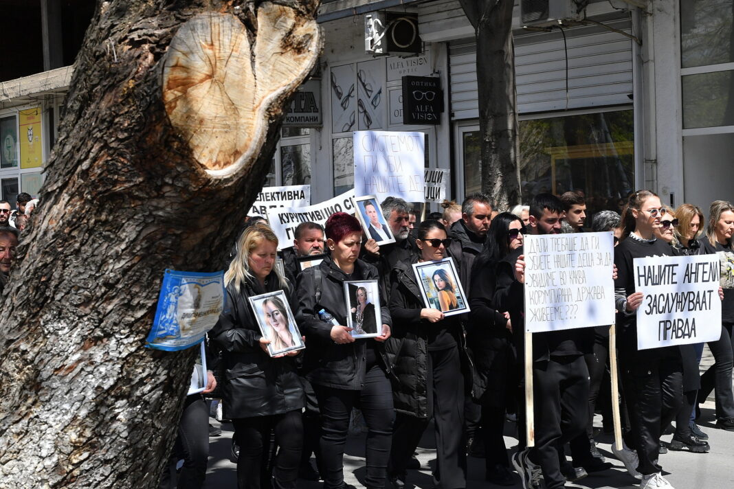 NIGHTCLUB - FIRE - NMACEDONIA-PROTEST