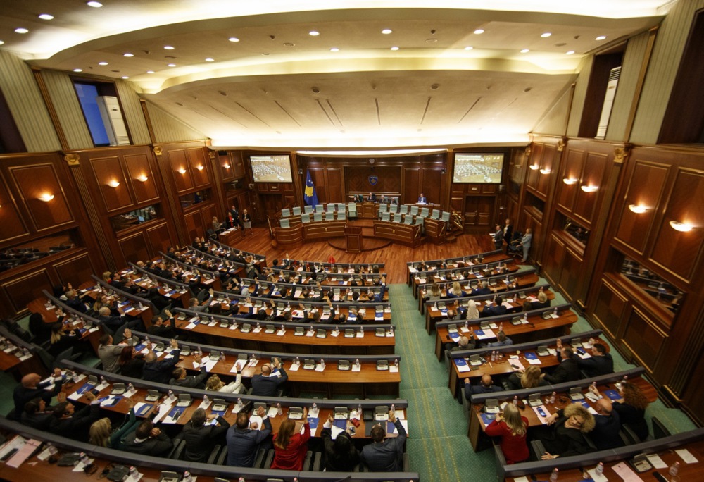 Kosovo's parliament approved Glauk Konjufca as the new speaker