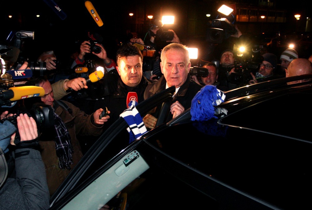 Ivo Sanader leaves prison