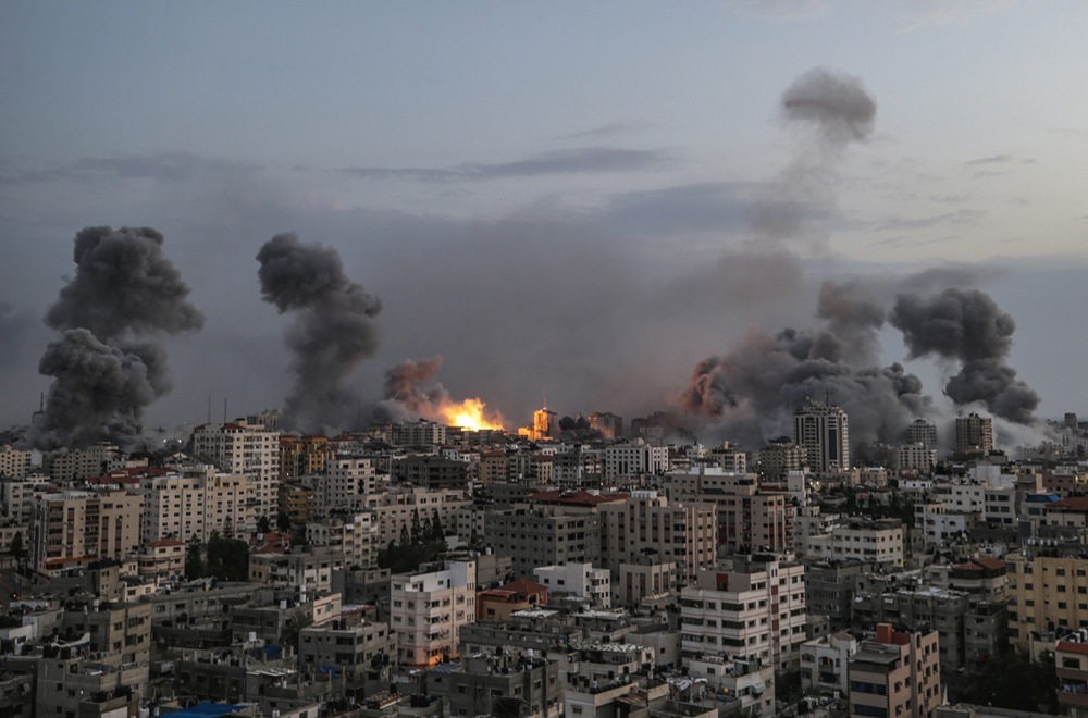 Israeli air strike on Gaza