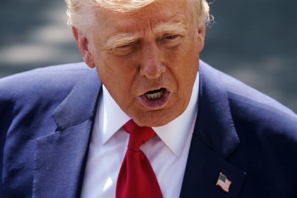 US President Donald Trump departs to Michigan on his 100 days in office