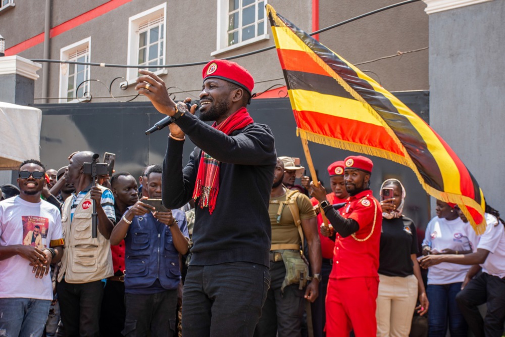 Uganda's Bobi Wine at public screening of his Oscars-nominated documentary