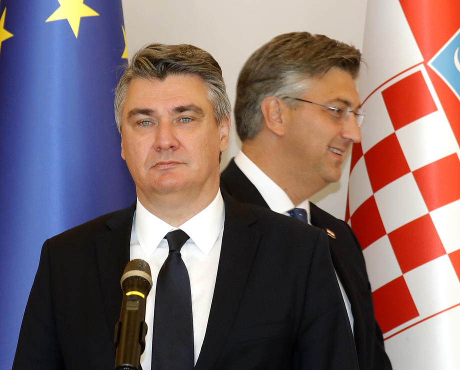Croatian President Milanovic gives mandate to PM Andrej Plenkovic to form new government