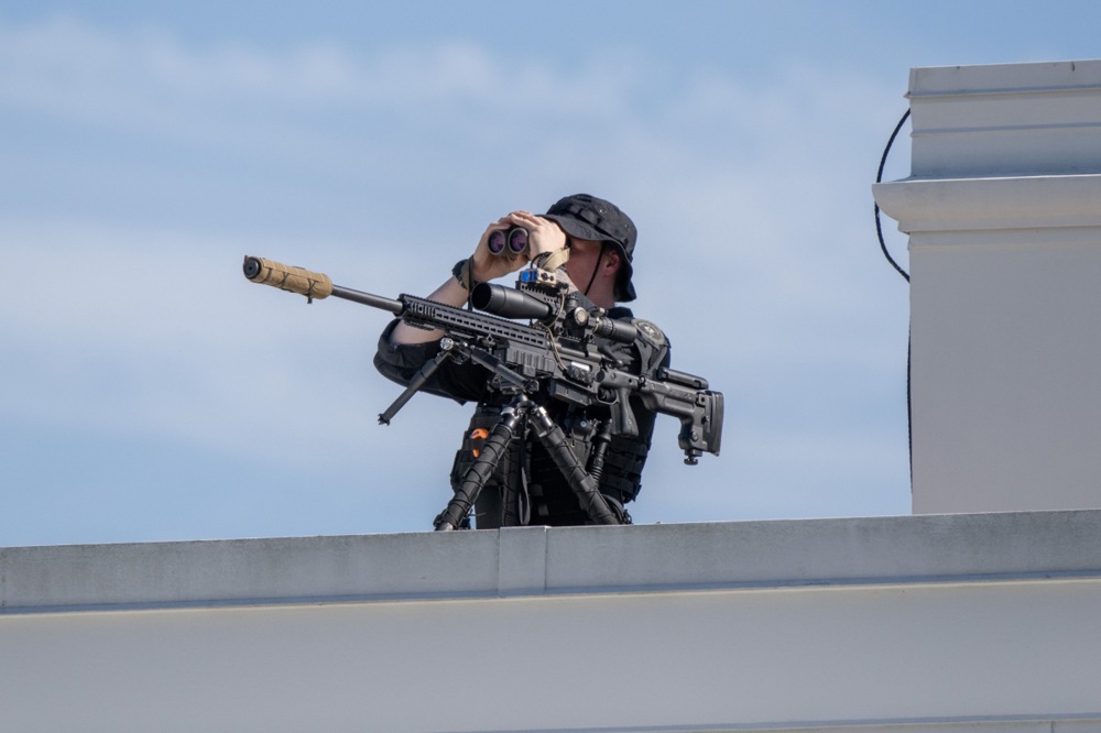 Sharpshooters on White House Roof