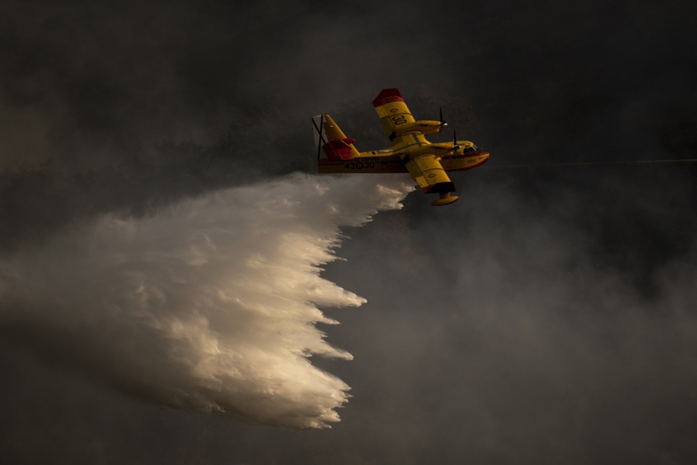 Fire in northwestern Spain