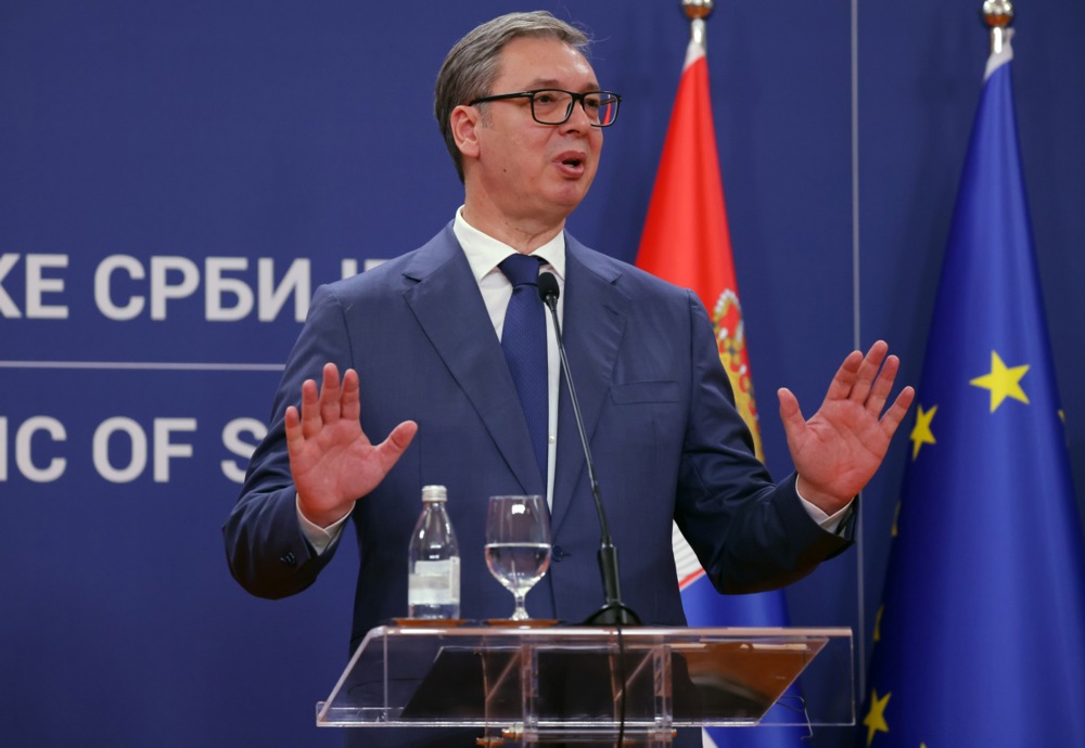 Austria's Chancellor Christian Stocker visits Serbia