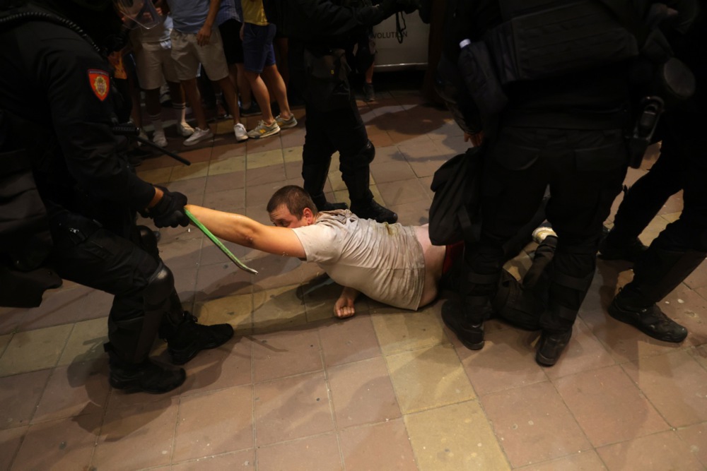Anti-government protest in Belgrade