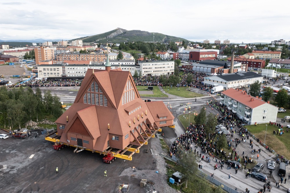 Kiruna Church is being moved to different location