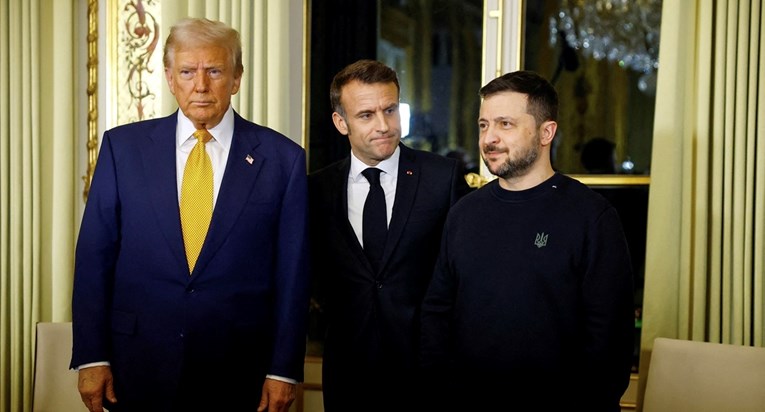 Трамп Макрон и Зеленски 2024