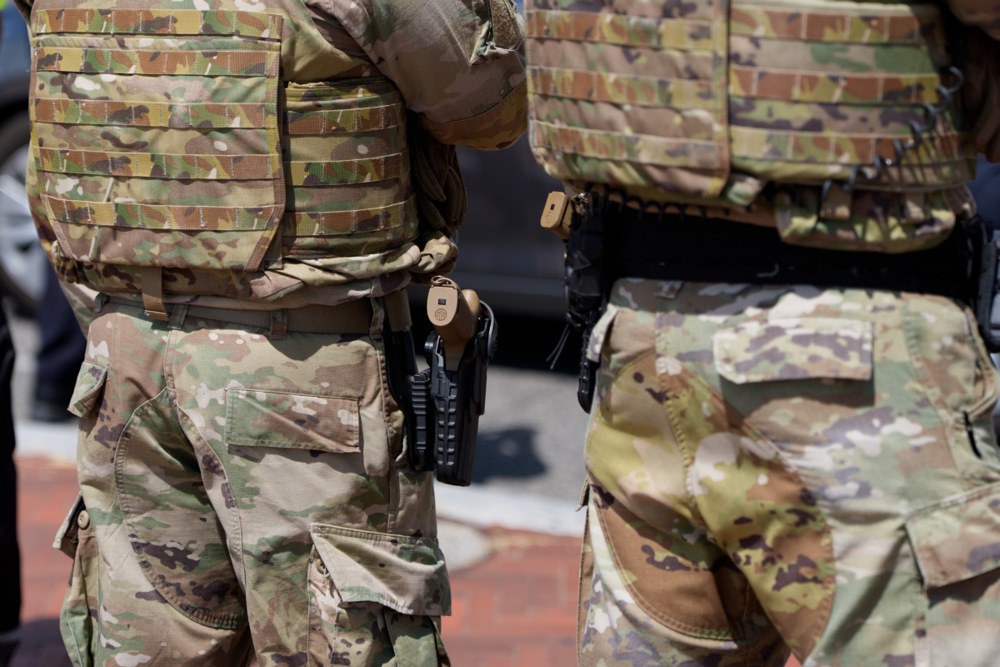 National Guard Patrol Union Station