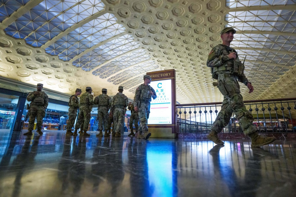 National Guard Patrol Union Station