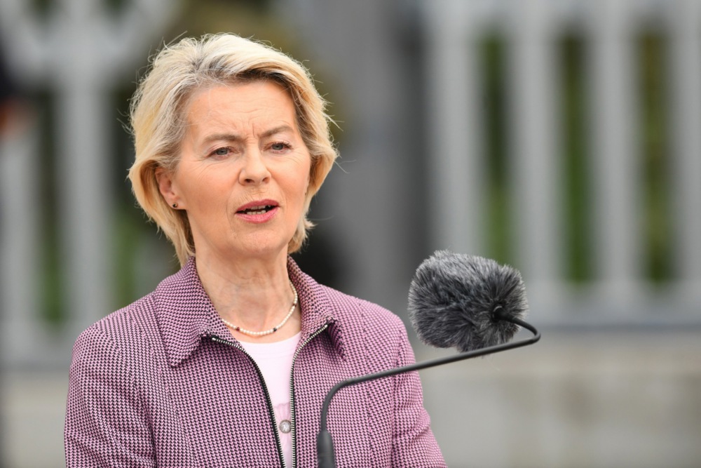 European Commission President Von der Leyen visits Polish-Belarusian border