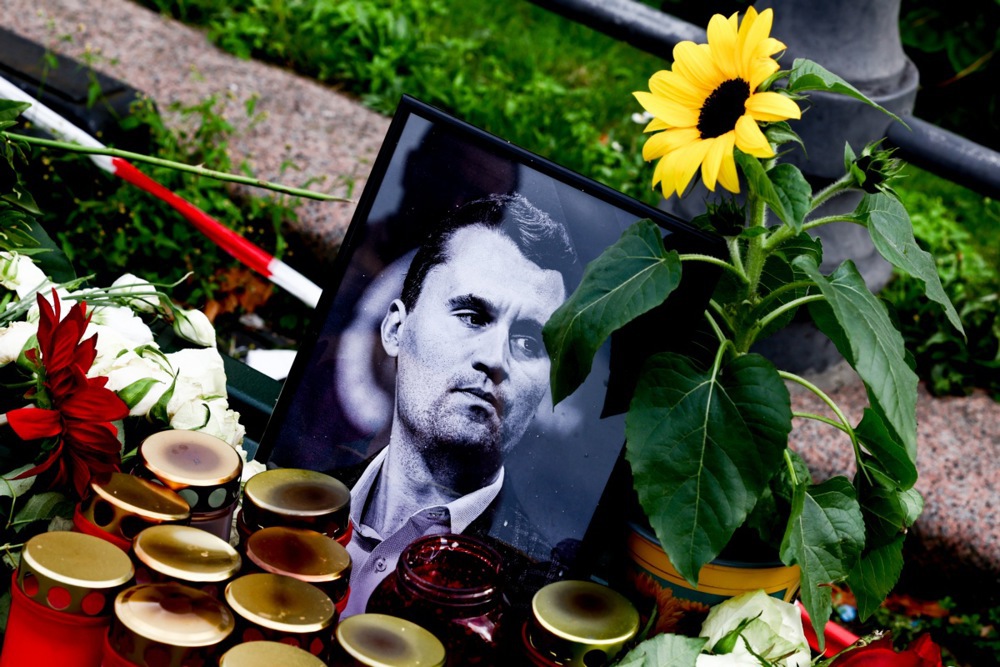 Berlin vigil in reaction to US political activist Charlie Kirk's assassination