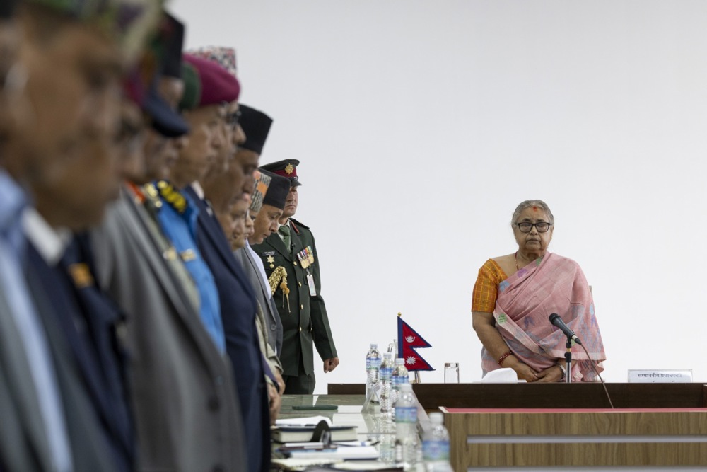 Nepal's Interim Prime Minister Sushila Karki assumes office