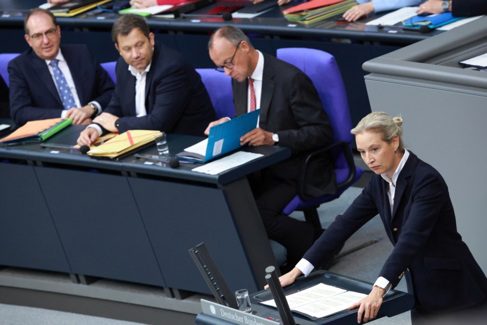 Budget debate in the German Bundestag