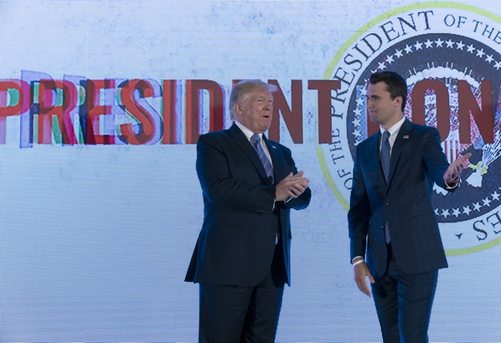 US President Donald J. Trump makes remarks at Turning Point USA’s Teen Student Action Summit 2019