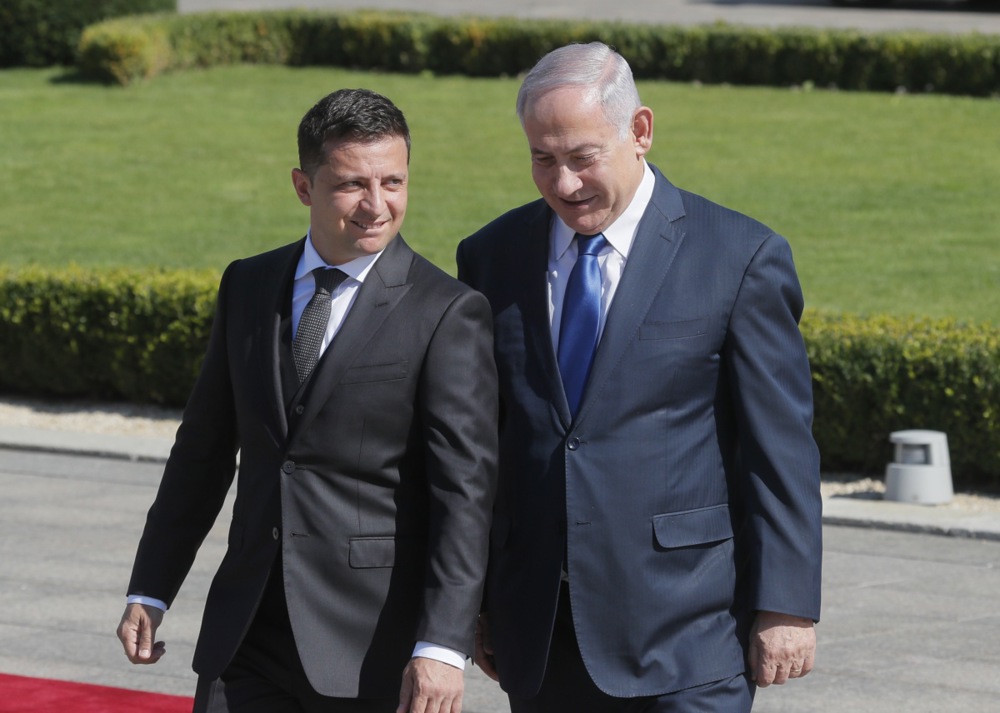 Israeli Prime Minister Benjamin Netanyahu visits Kiev