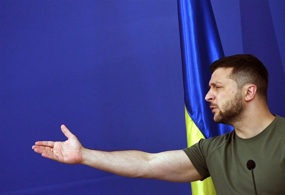Ukraine's President Volodymyr Zelensky visits Sofia