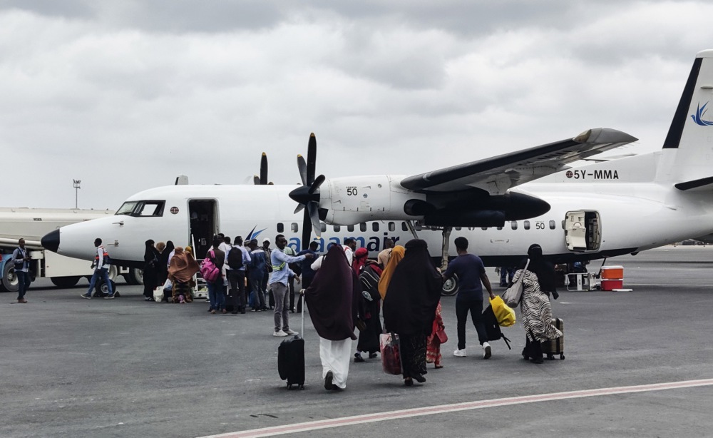 Aden Abdulle Airport in Mogadishu