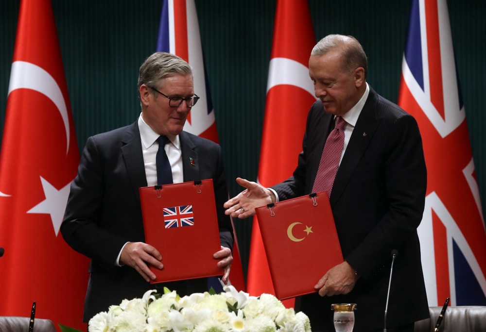 Britain's Prime Minister Starmer visits Turkey