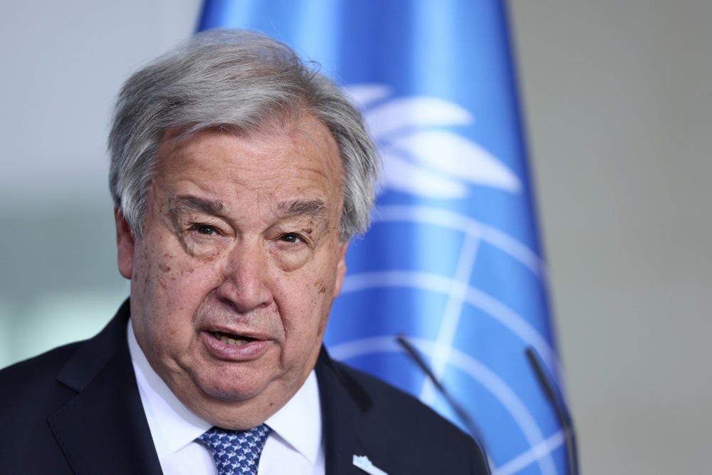 UN Secretary-General Guterres visits Berlin