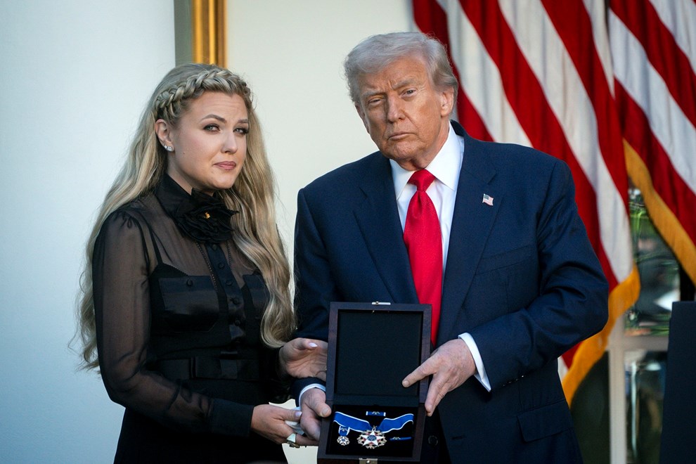 Ерика Кирк и Трамп, 12454391