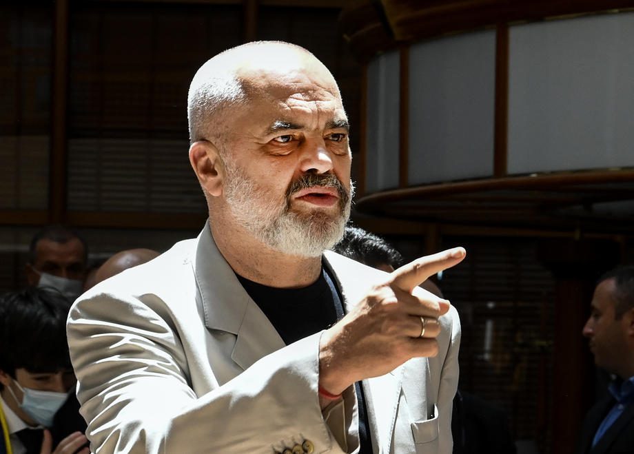 Albanian Prime Minister Edi Rama visits North Macedonia